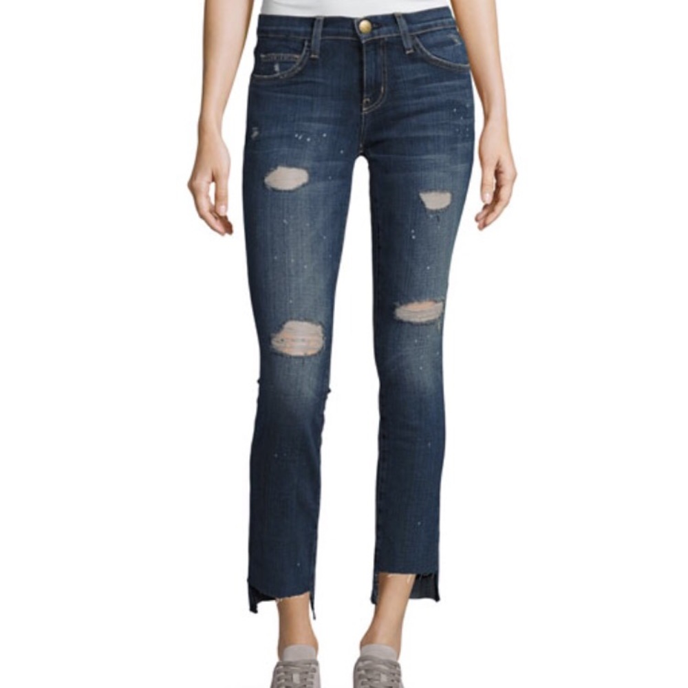 Current Elliott Distressed Jeans Size 27